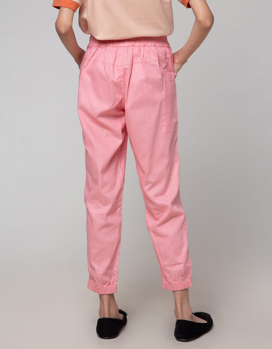 Nevada Button Fly Celana Jogger Anak Perempuan