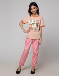 Nevada Button Fly Celana Jogger Anak Perempuan