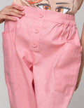 Nevada Button Fly Celana Jogger Anak Perempuan