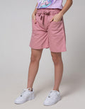 Nevada Short Pants Bermuda Twill Paperbag Waist With Bow