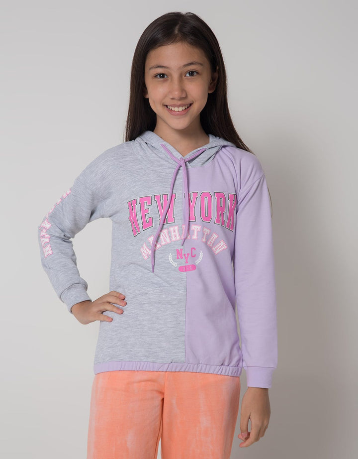 Nevada Print New York Girls Sweater