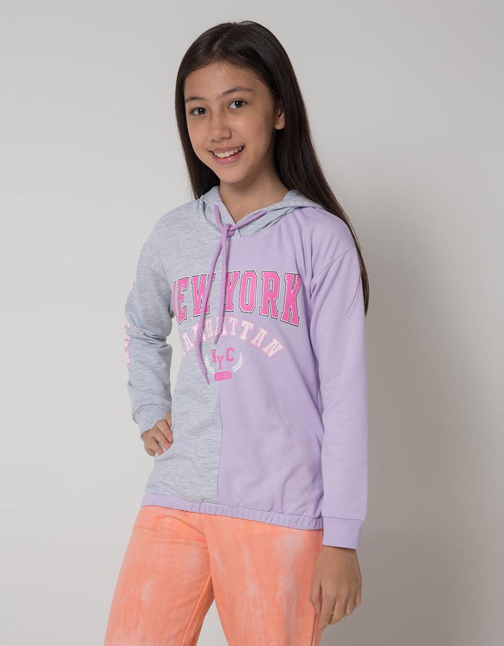 Nevada Print New York Girls Sweater