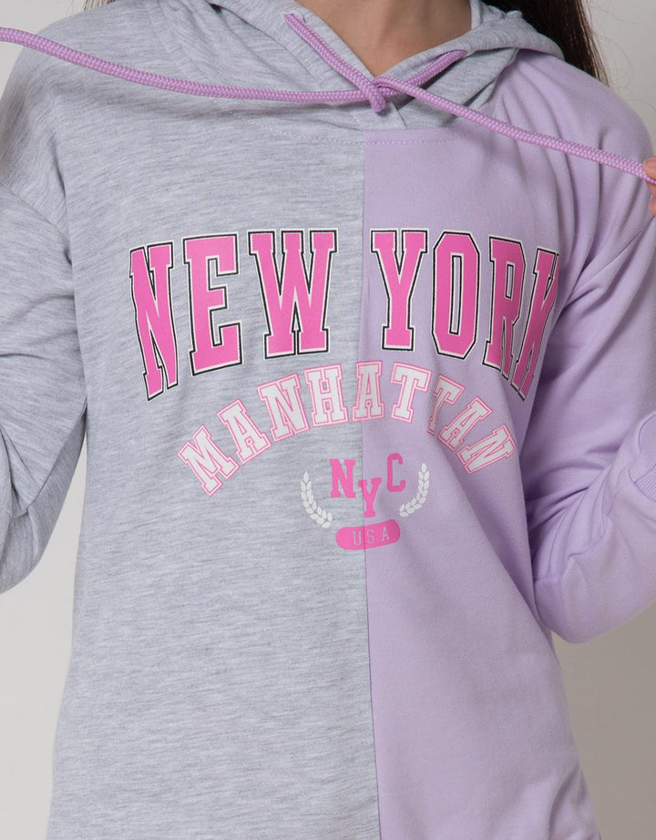 Nevada Print New York Girls Sweater