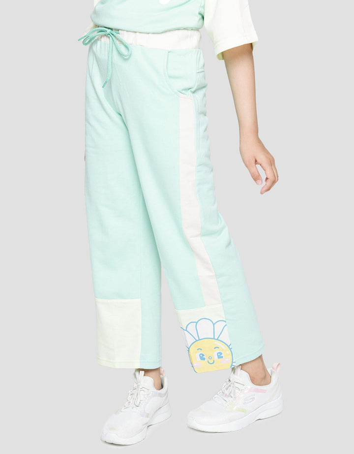 Nevada Jogger Knit Wide Leg Smile Daisy