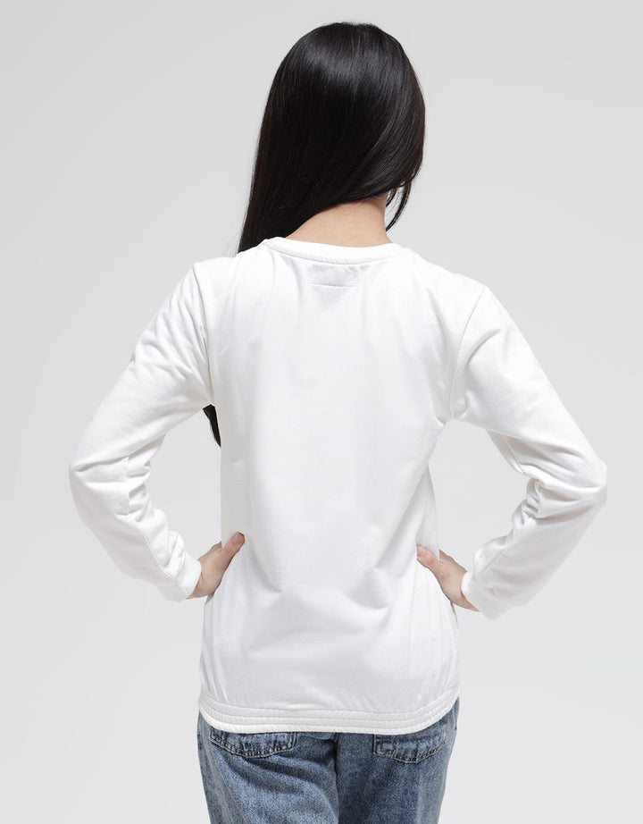 Nevada Basic Embro Positive Girls Sweater