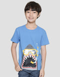 Little M Glass Shark Boys T-Shirt