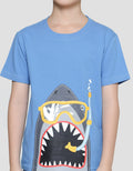 Little M Glass Shark Boys T-Shirt