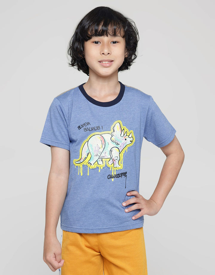 Little Supersaurus Awesome Boys T-Shirt
