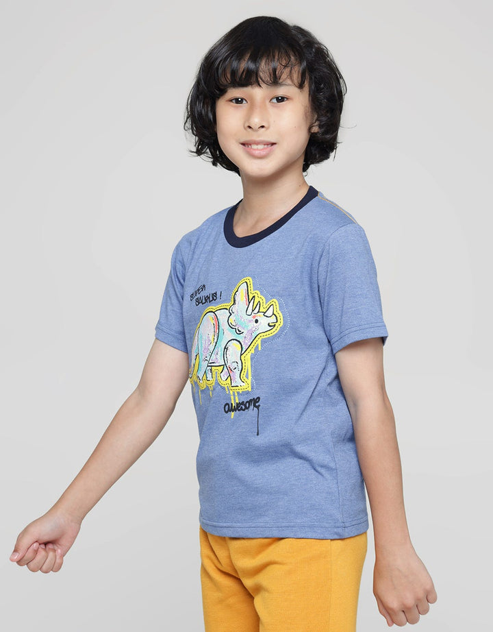 Little Supersaurus Awesome Boys T-Shirt