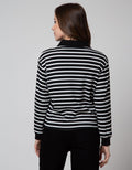 Nevada Sweatshirt Polo Neck Textured Fabric