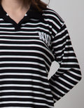 Nevada Sweatshirt Polo Neck Textured Fabric
