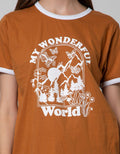 Nevada Short Sleeve T-Shirt Ringer My Wonderful