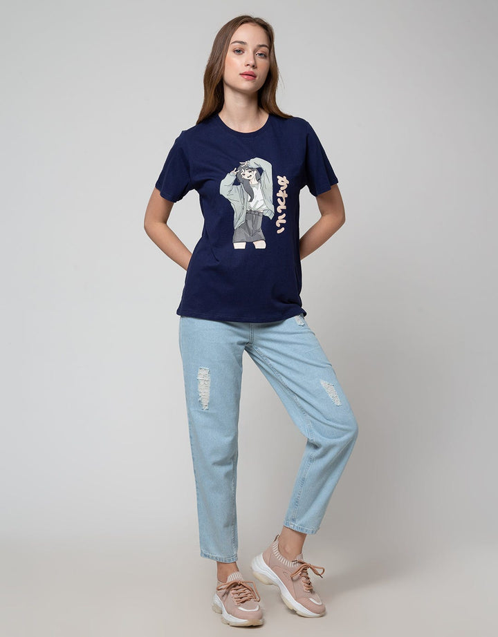 Nevada Short Sleeve T-Shirt Anime Girl