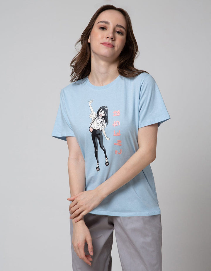 Nevada Short Sleeve T-Shirt Anime Cute Girl
