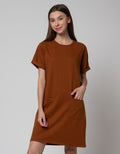 Nevada Jersey Solid Midi Dress Women