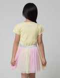 Little M Short Sleeve Midi Dress Bunny Aplikasi Pita