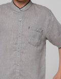 Little M Detail Pattern Boys Shirt