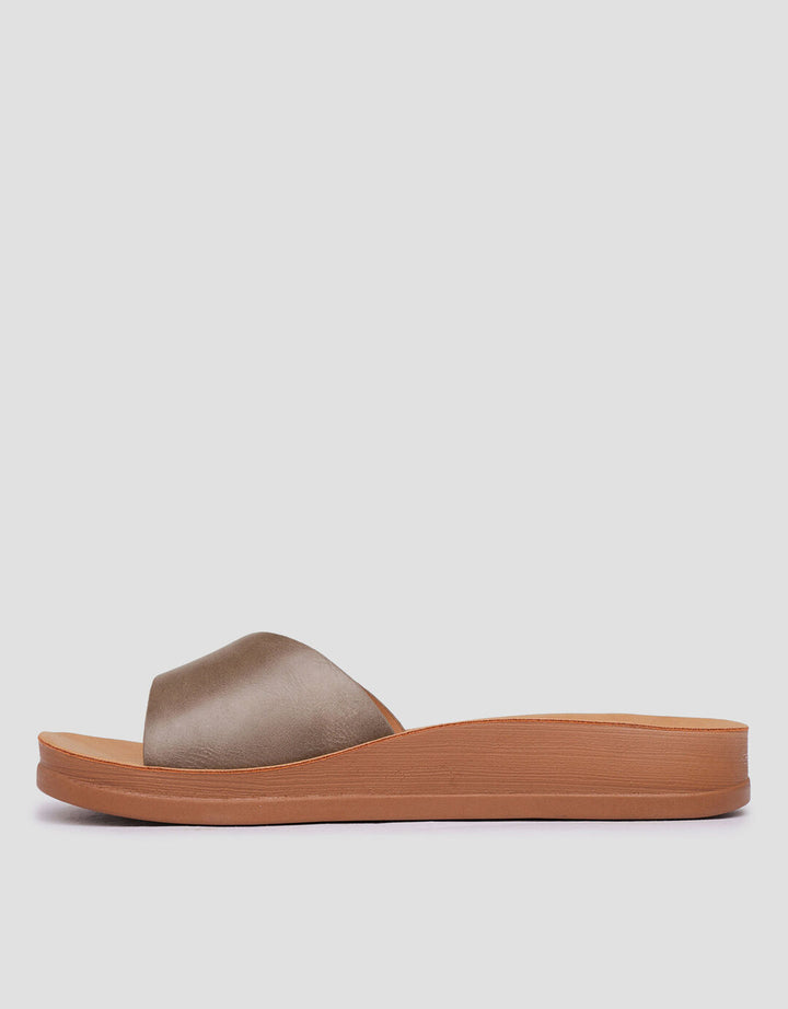 St. Yves Buckle Sandal Slipper  Fq11 Wanita