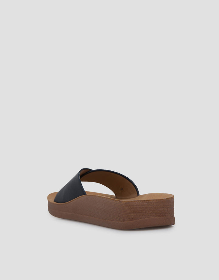 St. Yves Buckle Sandal Slipper  Fq11 Wanita