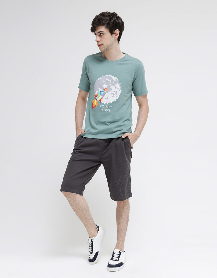 Nevada Short Pants Rubber Print
