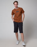Nevada Short Pants Woven Texture Stripe