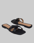 Connexion Slipper Sandals Women Cross Stripe Look