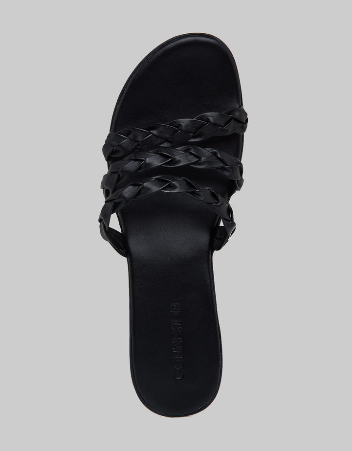 Connexion Slipper Sandals Triple Braid Strap Women