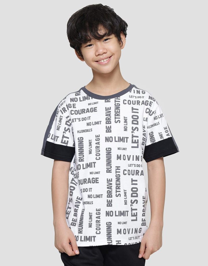 Nevada Sport CNS Print Word Kaos Anak Laki-laki
