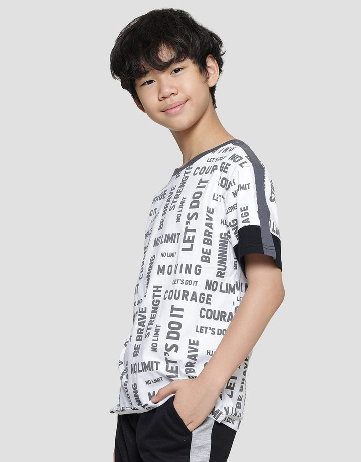Nevada Sport CNS Print Word Kaos Anak Laki-laki