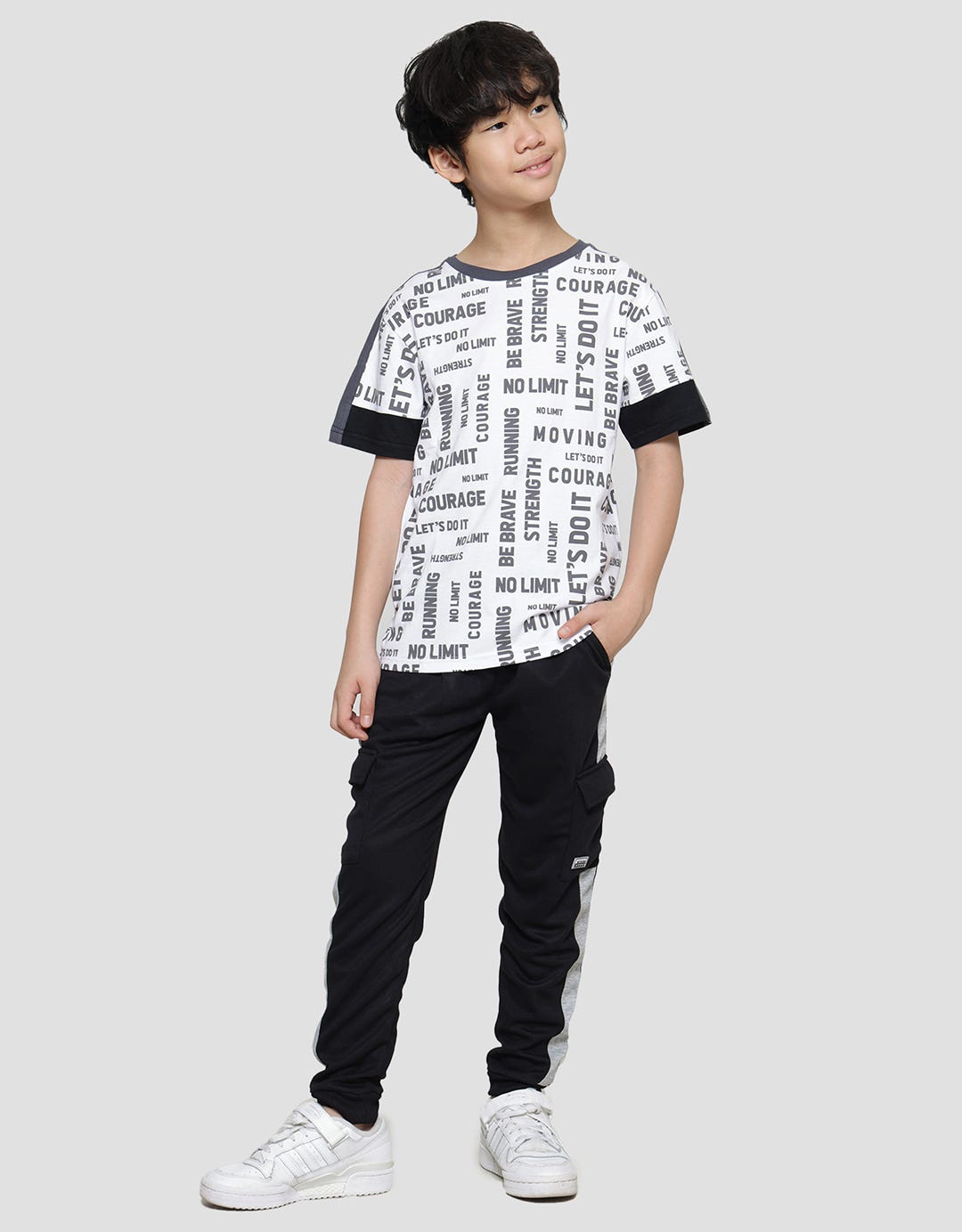 Nevada Sport CNS Print Word Kaos Anak Laki-laki