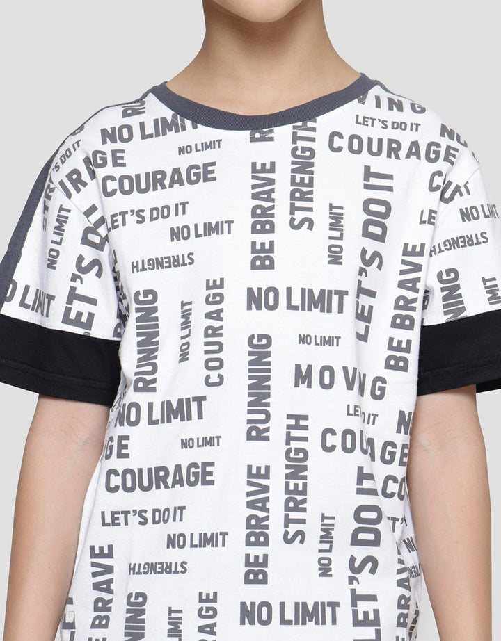 Nevada Sport CNS Print Word Kaos Anak Laki-laki