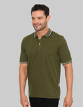 Izzue Men Polo Casual Wangky Lacoste Collar Stripe