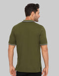 Izzue Men Polo Casual Wangky Lacoste Collar Stripe