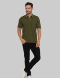 Izzue Men Polo Casual Wangky Lacoste Collar Stripe