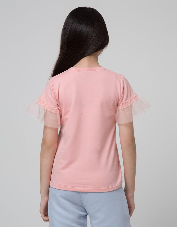 Disney Short Sleeve T-Shirt Terry Lengan Tulle Frozen Find
