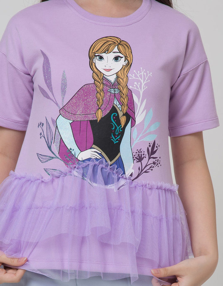 Disney Short Sleeve T-Shirt Terry Tulle Frozen Find