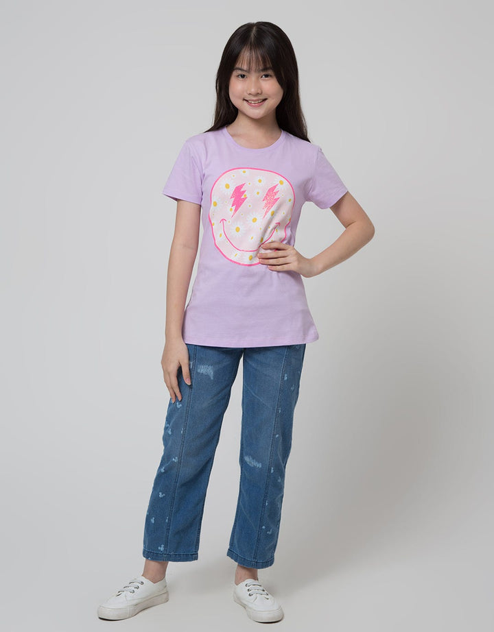 Disney Denim Long Pants Full Print Minnie