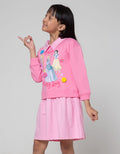 Disney Long Sleeve Midi Dress Princess Collar
