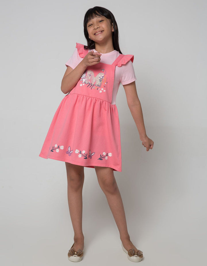 Disney Short Sleeve Midi Dress Overall Marie