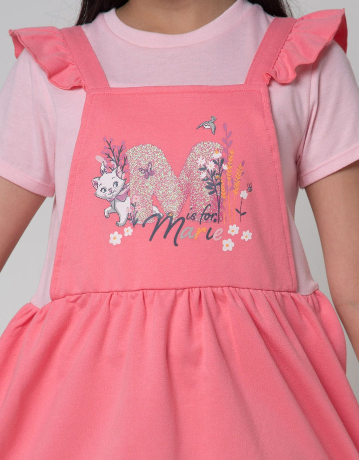 Disney Short Sleeve Midi Dress Overall Marie