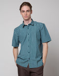 Stanley Adams Check Medium Kemeja Pria