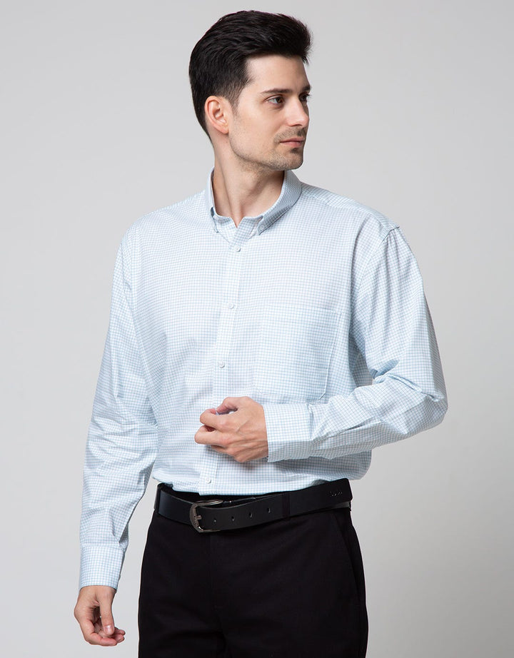 Stanley Adams Long Sleeve Shirt Regular Small Check