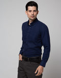 Stanley Adams Long Sleeve Shirt Slim Texture Flannel