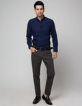 Stanley Adams Long Sleeve Shirt Slim Texture Flannel
