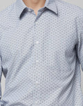 Stanley Adams Kemeja Slim Texture Stripe Pria