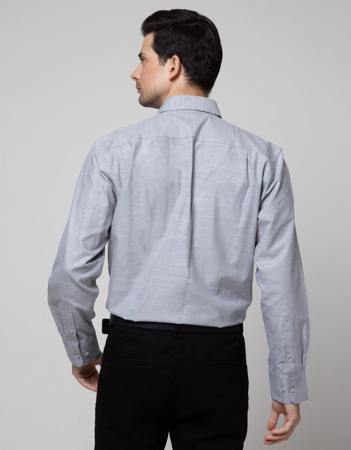 Stanley Adams Long Sleeve Shirt Regular Chambry Slub
