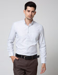 Stanley Adams Pin Stripe Kemeja Slim Pria