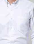 Stanley Adams Long Sleeve Shirt Slim Texture Dobby