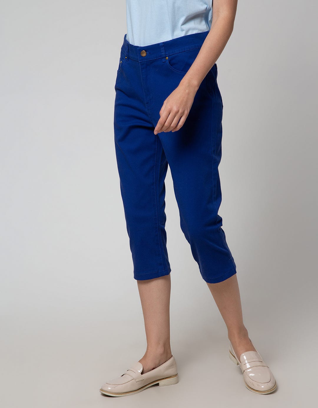 Connexion Capri Celana Denim Panjang Wanita