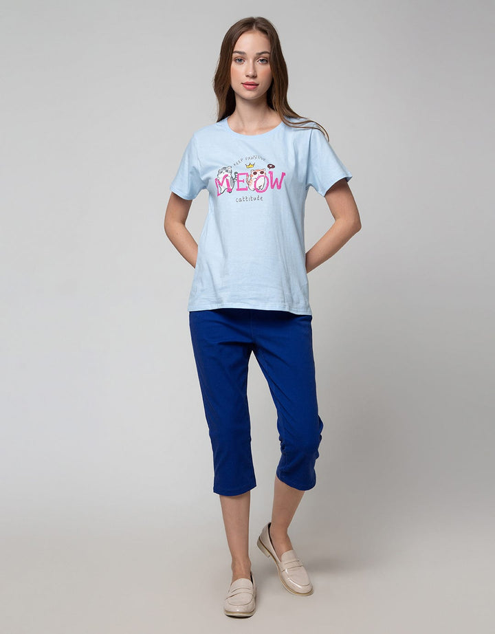Connexion Capri Celana Denim Panjang Wanita